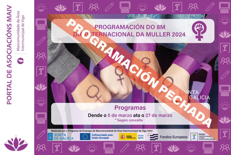 Programación 8 M Día Internacional da Muller 2024
